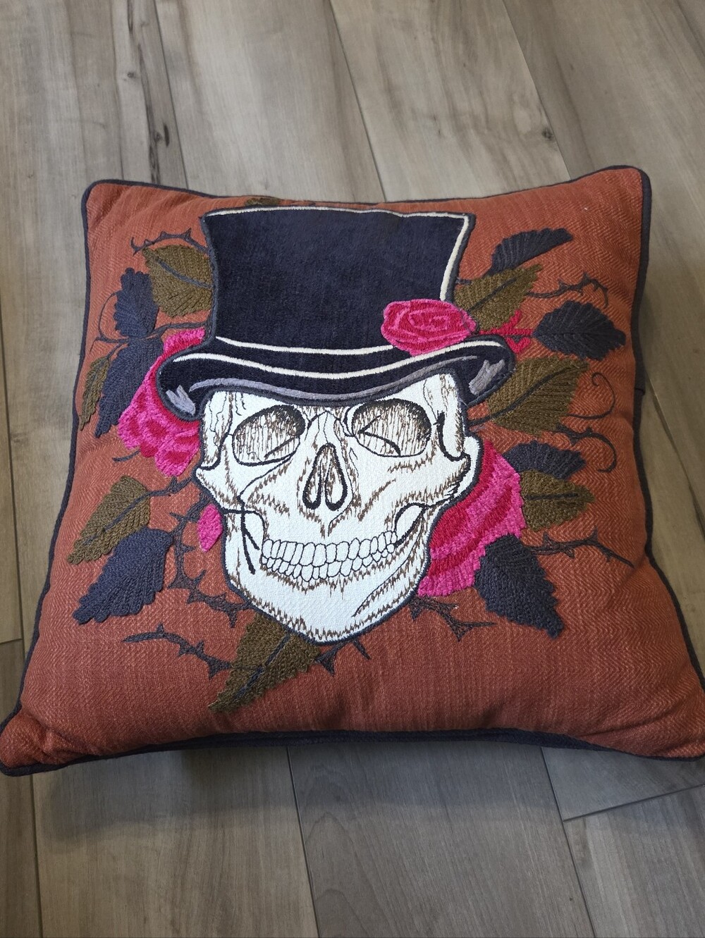 Worle Market Decorative Halloween Skull Pillow